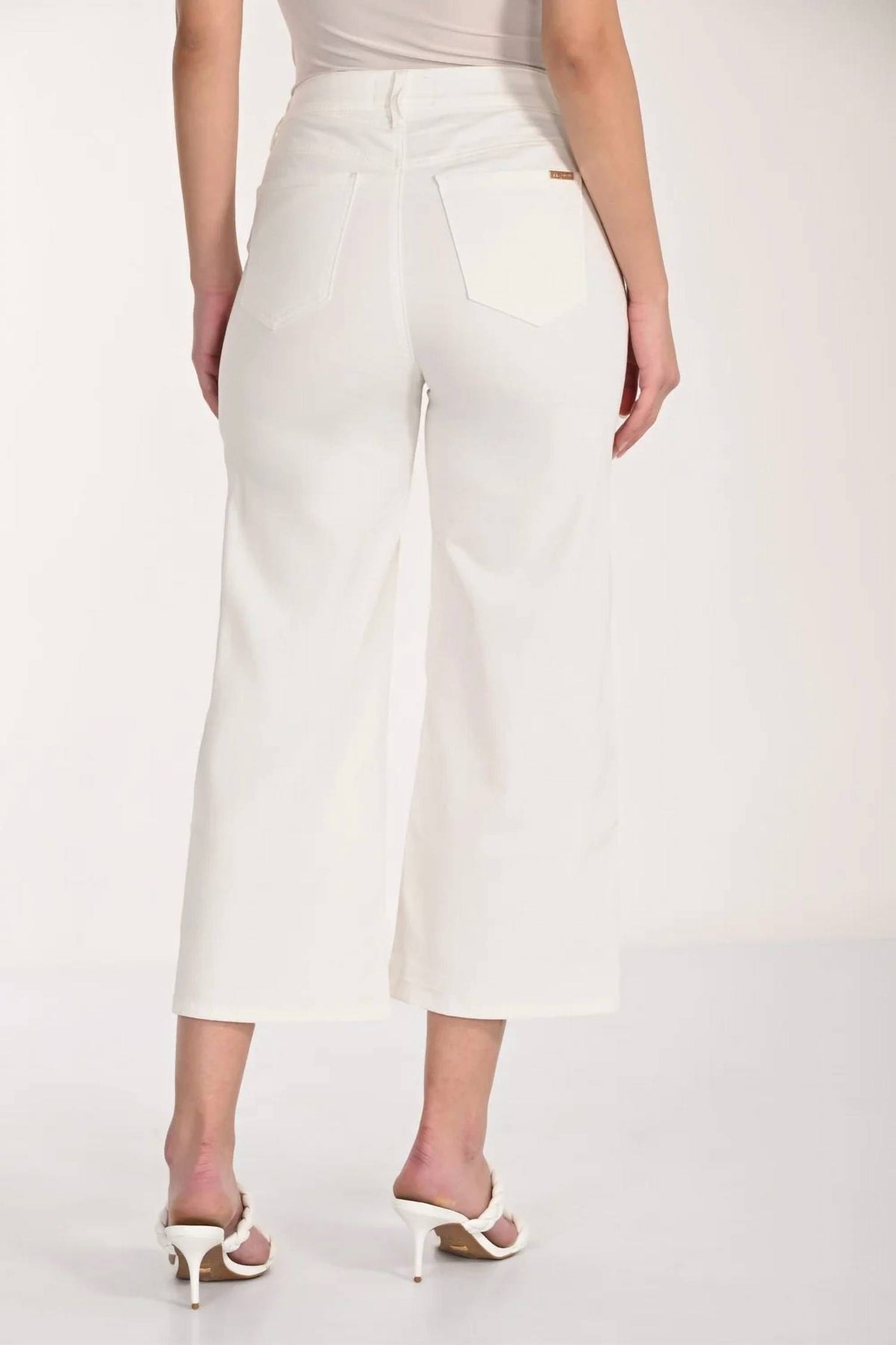 Frank Lyman - Cropped wide-leg pants
