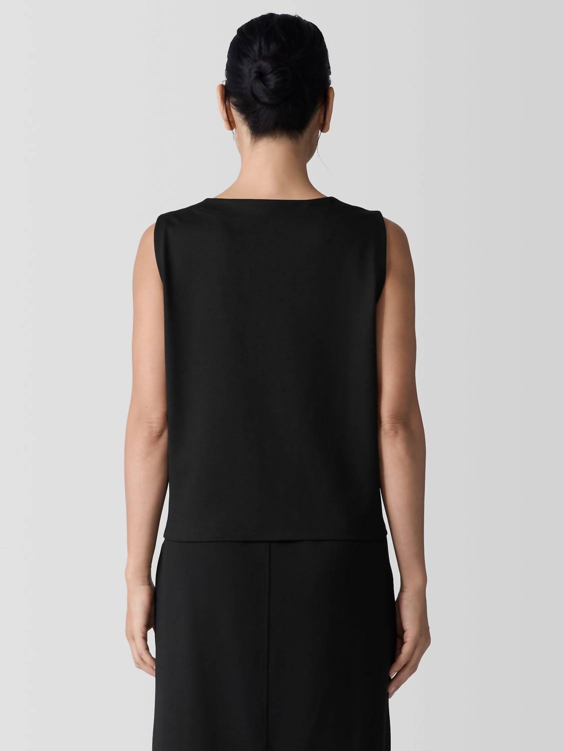 Eileen Fisher - Flex Ponte Washable Button Front Vest