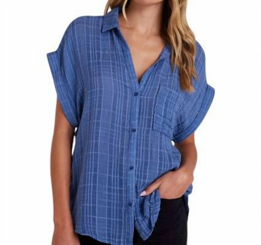 Bella Dahl - SHORT SLEEVE POCKET BUTTON DOWN SHIRT