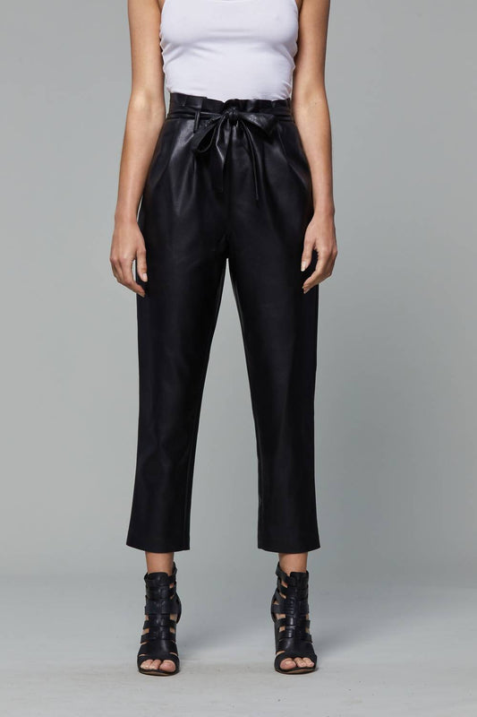 Leather Paperbag Pant