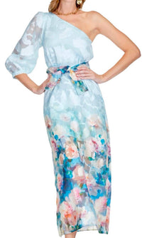 Jade - One Shoulder Floral Dress