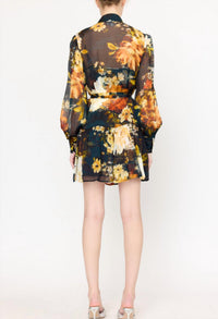 Christy Lynn - Micah Long Sleeve Floral Mini Dress
