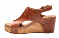 Corkys Footwear - Women's Whiskey Smooth Carley Wedge Sandals