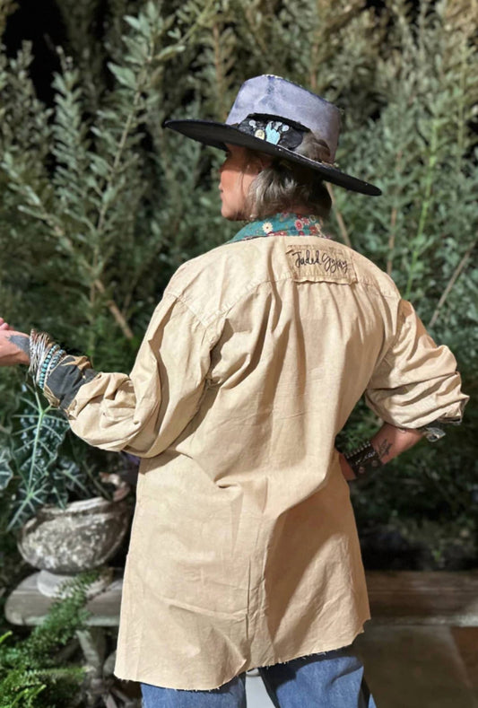 Jaded Gypsy - Patchwork Sunrise Boho Top