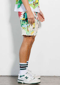 First Row - Love Your Planet Denim Shorts
