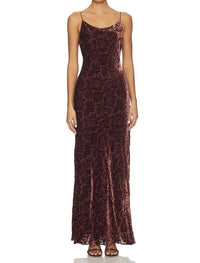 Veronica Beard Jolynn Maxi Dress in raisin - women's dress