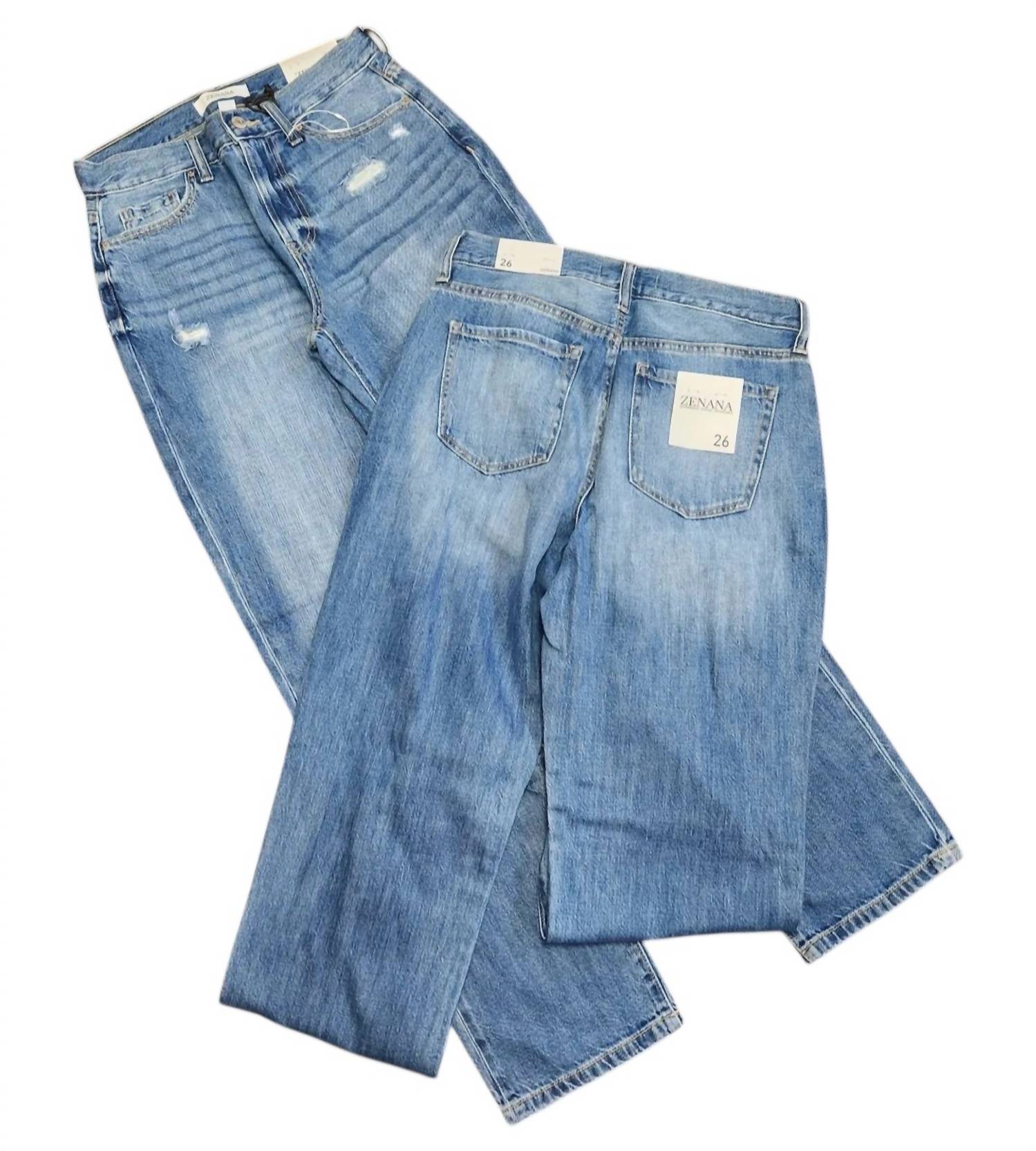 Zenana - Women's Mom Jeans