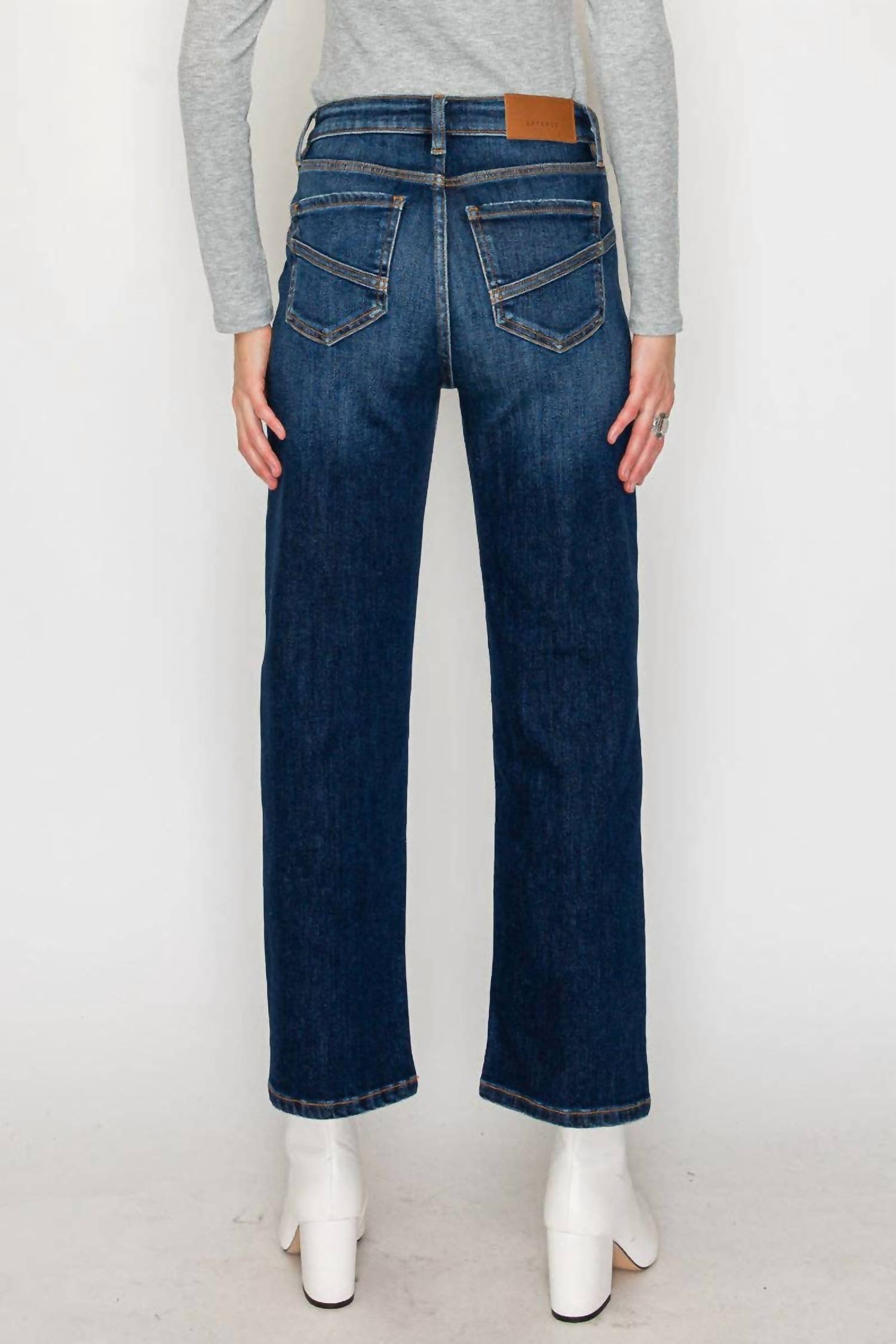 Artemis Vintage - Ava High Rise Straight Jeans