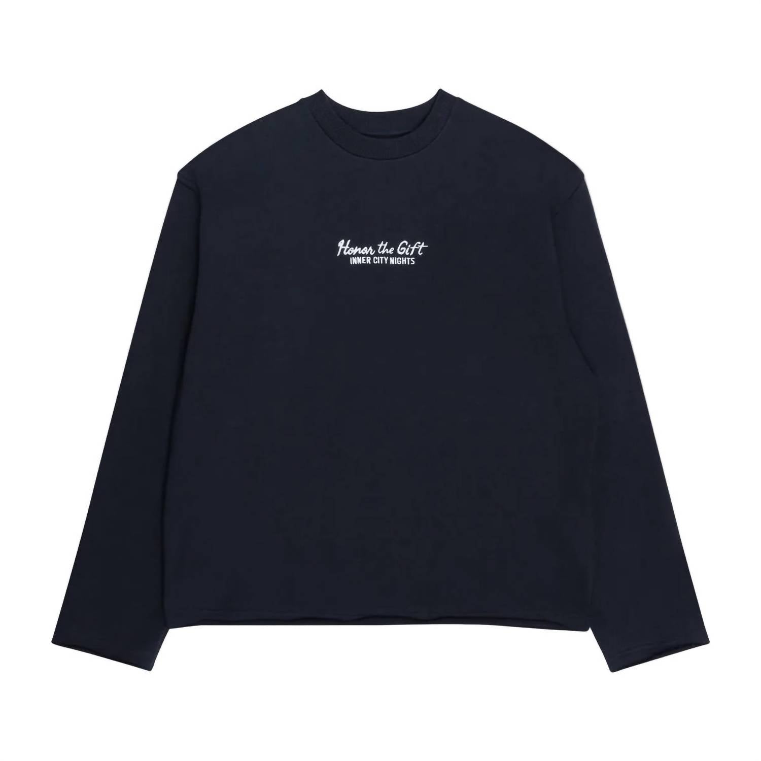 HONOR THE GIFT Men's 1988 Drive In Crewneck in crewneck in black - men's long sleeve top
