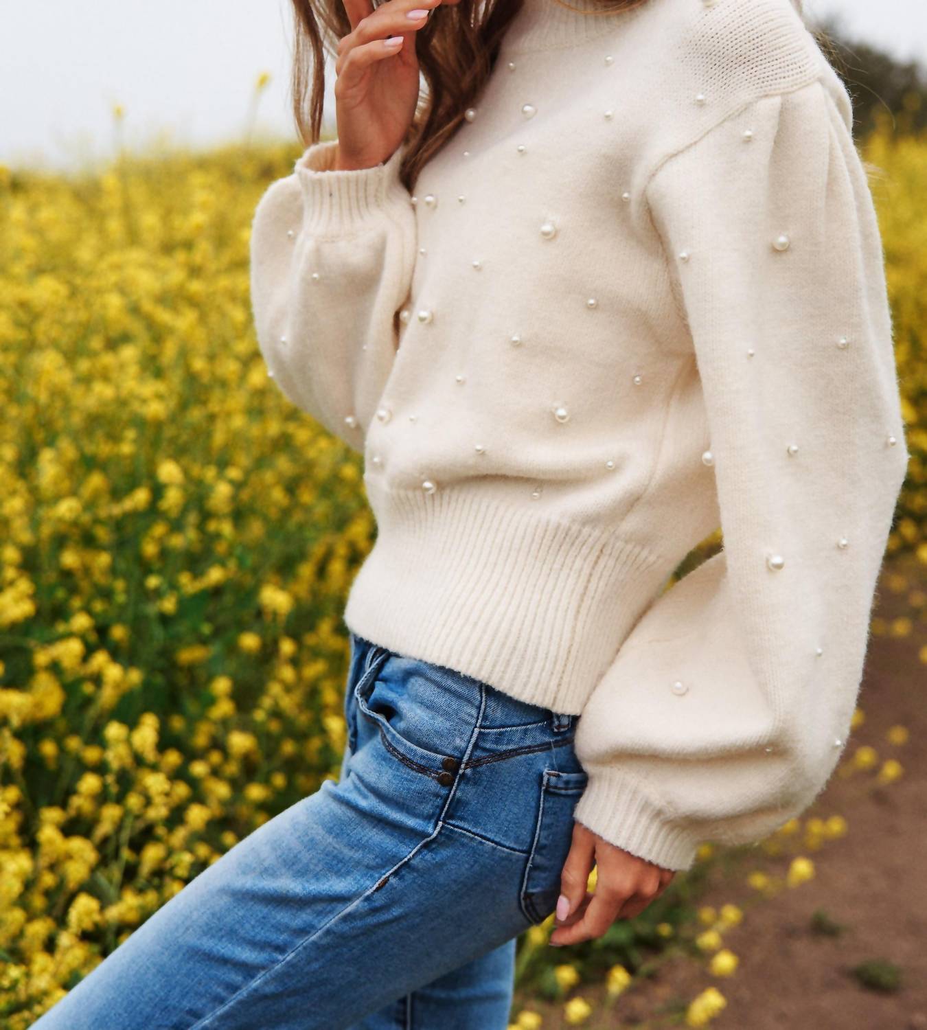 Davi & Dani - Sweetest Together Pearl Sweater
