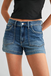 Just Usa - Sierra Mid-rise Western Pocket Shorts