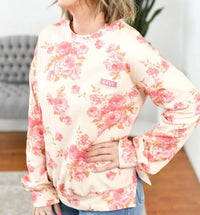 Ampersand Ave - University Side Slit Pullover Sweatshirt
