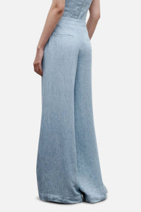 TWP Demie Pants in light indigo - women's jeans - alternate view