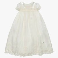 Martin Aranda - Girl's Lace Gown With Tulle Bow