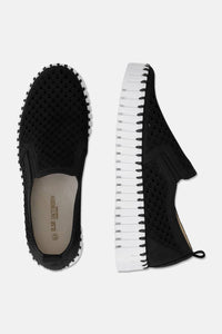 Ilse Jacobsen Women's Tulip 141 Platform Slip On Shoes in black - women's sneaker - view 4