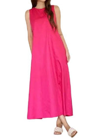 Liv Maternity - Sleeveless Poplin Maternity Dress