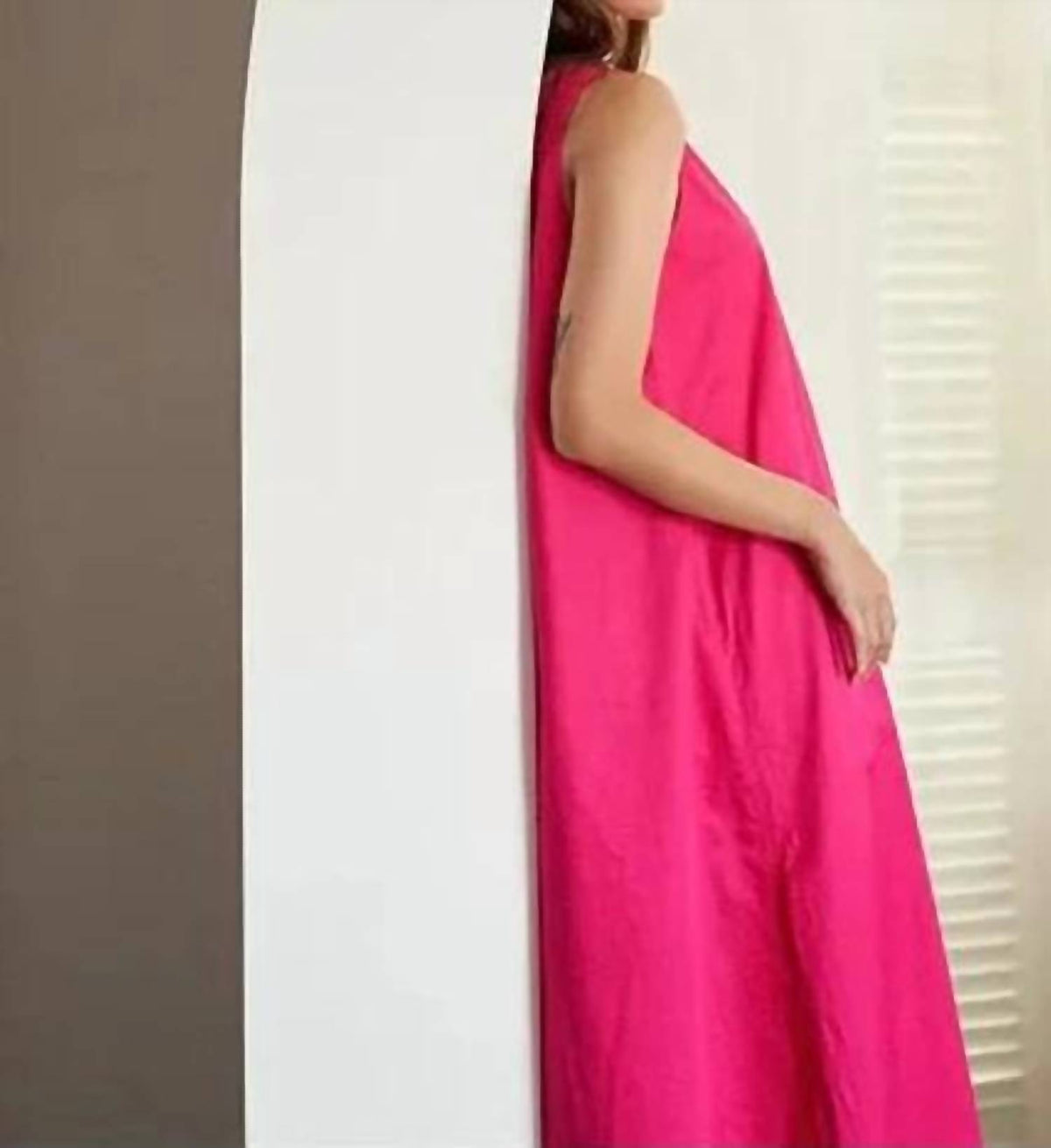 Liv Maternity - Sleeveless Poplin Maternity Dress