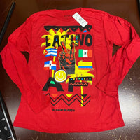 Reason - Men's Latino Af Graphic Tee Long Sleeve
