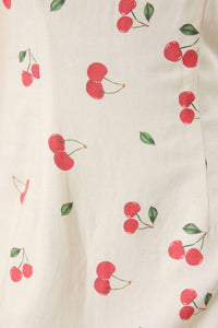Sunday Edition - Morgan Cherry Printed Mini Dress