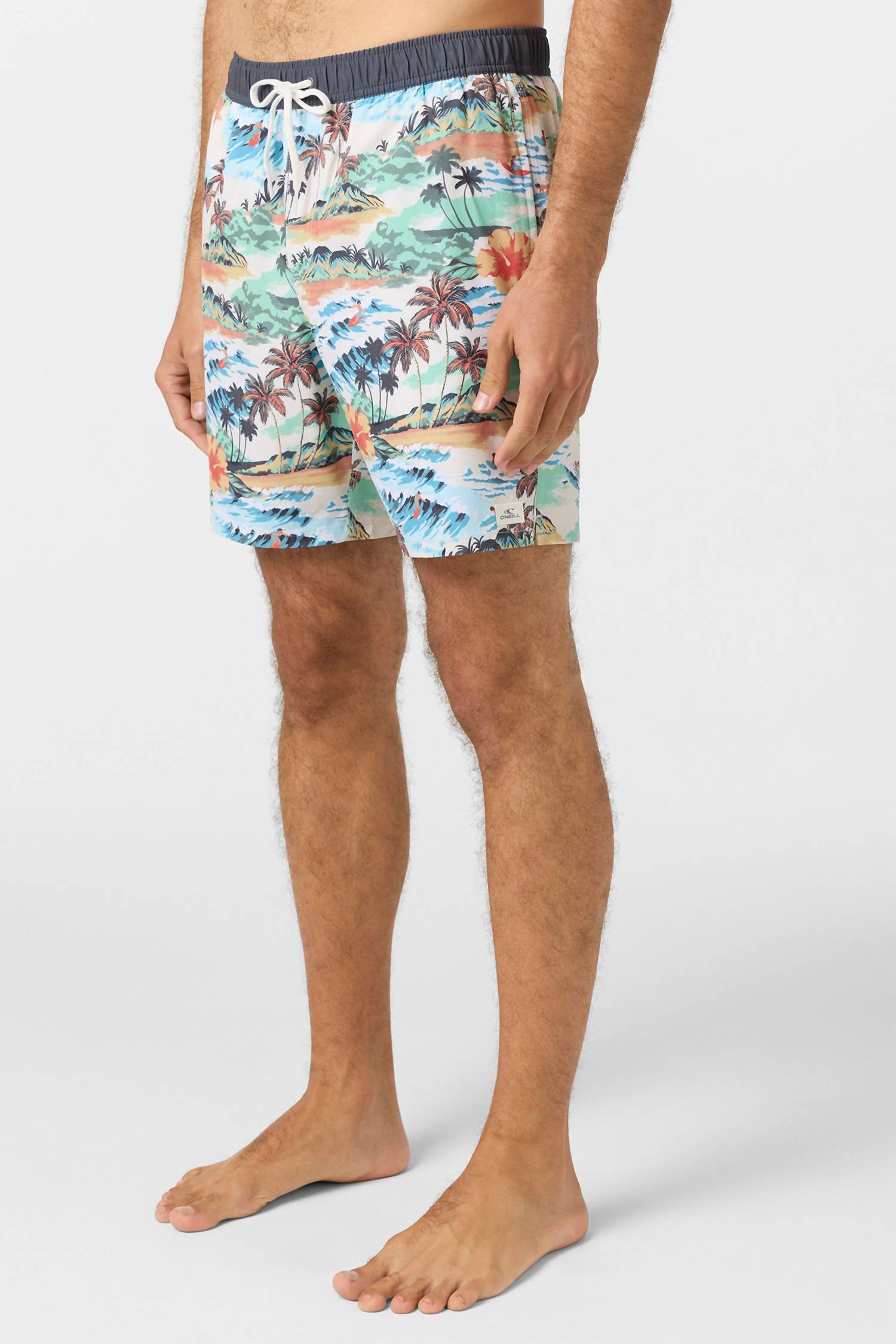 O'Neill - Men's Hermosa Elastic Waist Lined 17" Swim Trunks