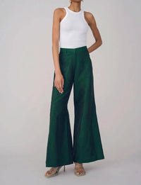 Haveli - Isa Silk Wide Leg Trousers