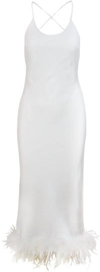 Lucy Paris - Magali Feather Midi Dress