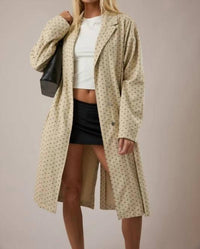 Le Lis - City Girl Polka Dot Trench Coat