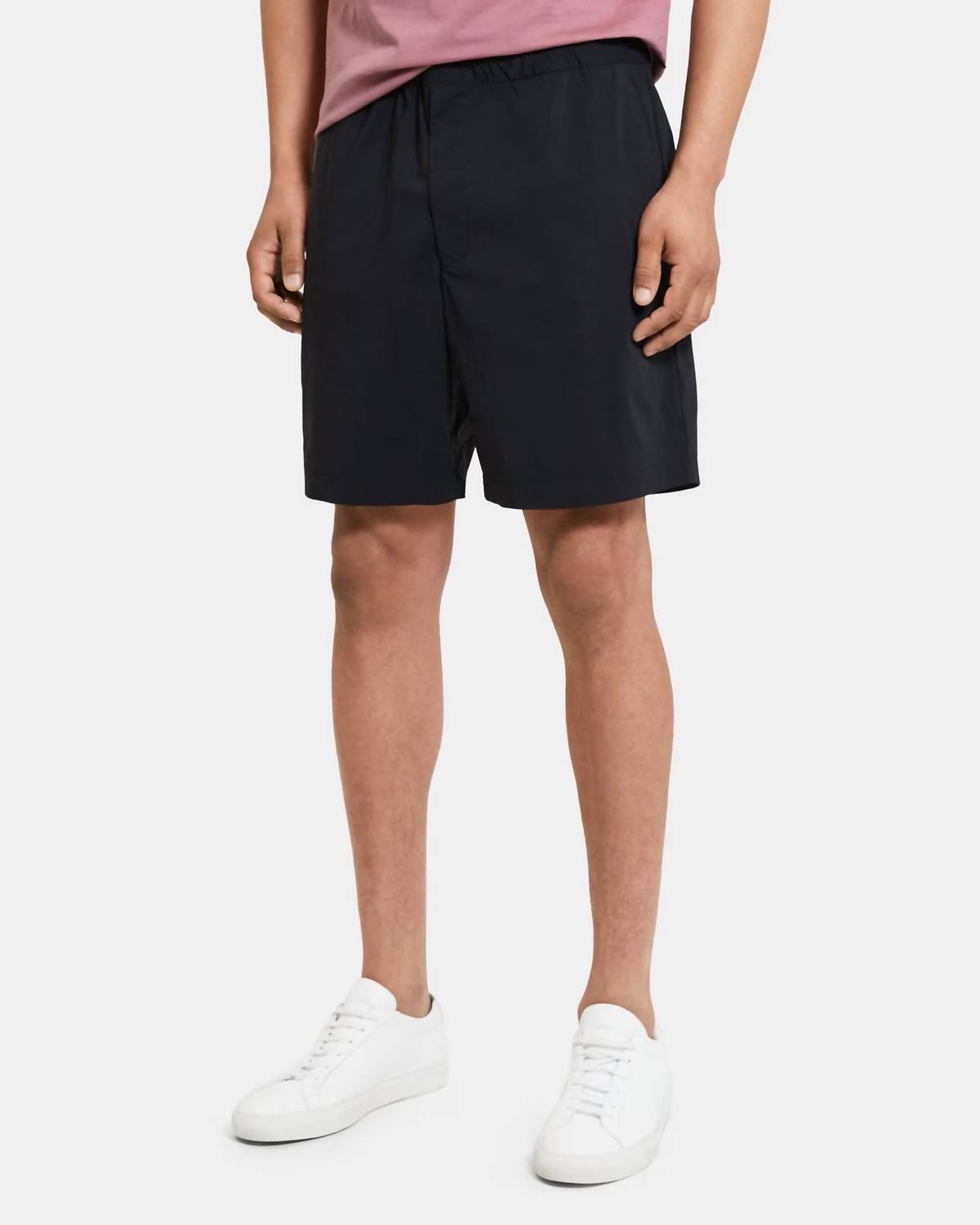 Theory Drawstring Short in black - men's shorts - detail view