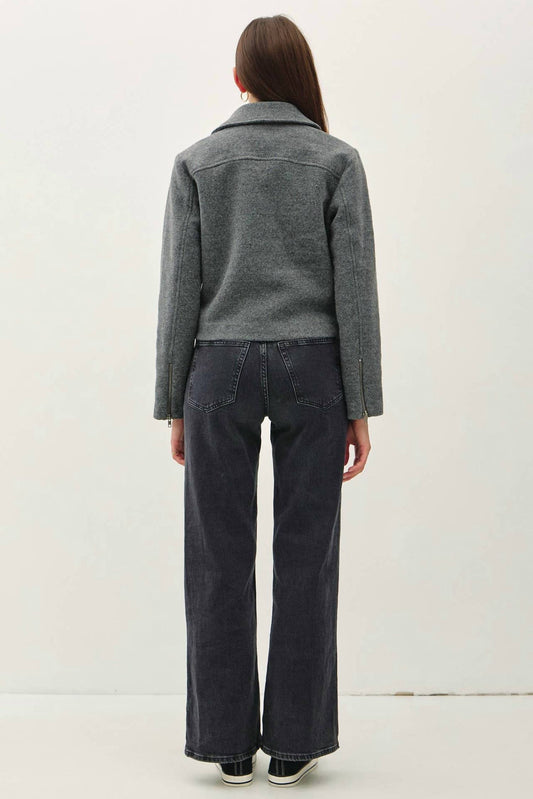 Be Cool - Cropped Moto Style Jacket