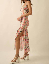 Promesa - Franny The Floral Mesh Maxi Dress