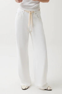 Pistola - Jadyn Mid Rise Drawstring Palazzo Jean