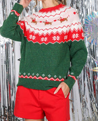 Vine & Love - Noelle Fair Isle Christmas Sweater