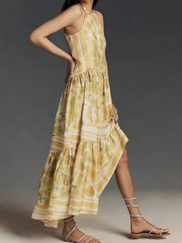 Hope for Flowers High Low Halter Maxi Dress in multicolor - women's dress - alternate view