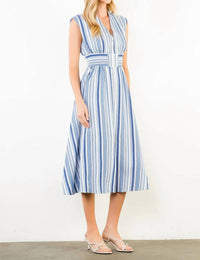 Thml - Striped Sleeveless Midi Dress