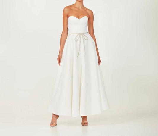 Helsi - Grace Sweetheart Strapless Crystal Bow Ball Gown