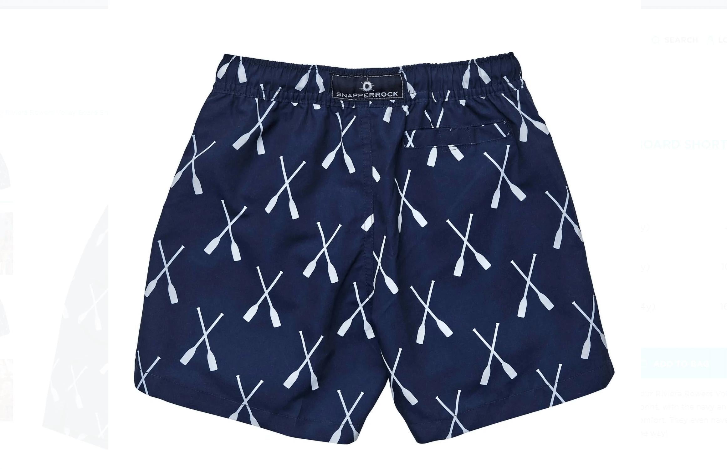 Snapper Rock - Boys Riviera Rowers Volley Board Shorts