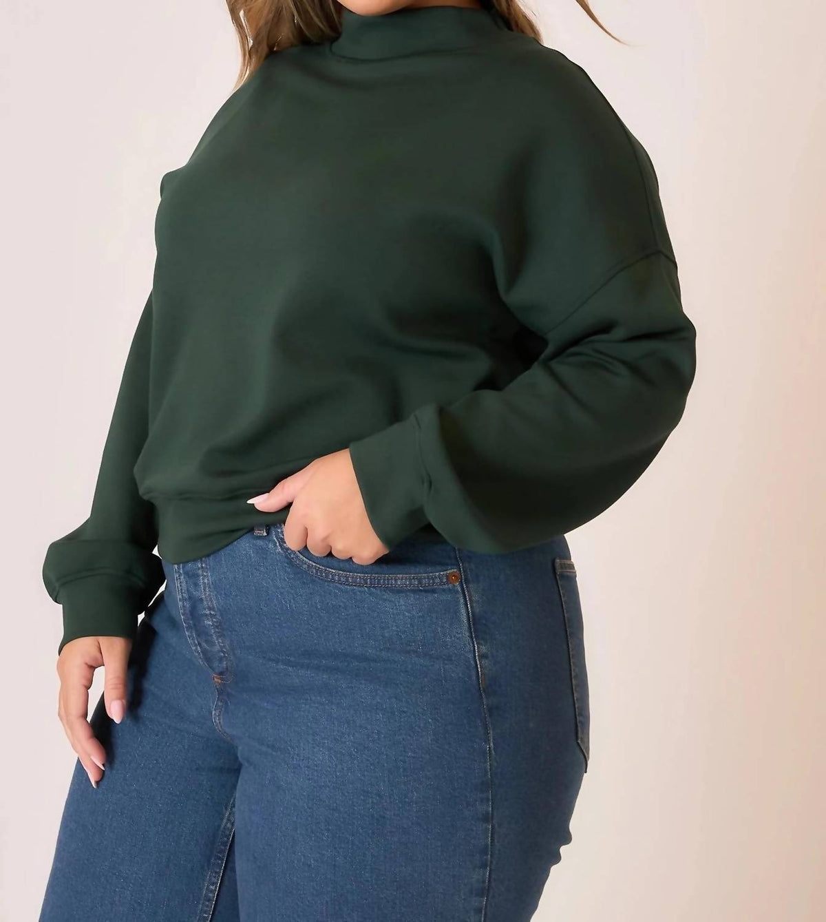 Cozy Co. - Elena Sweatshirt Curvy