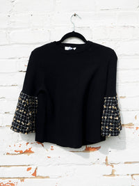 Thml - Tweed Angel Sleeve Top