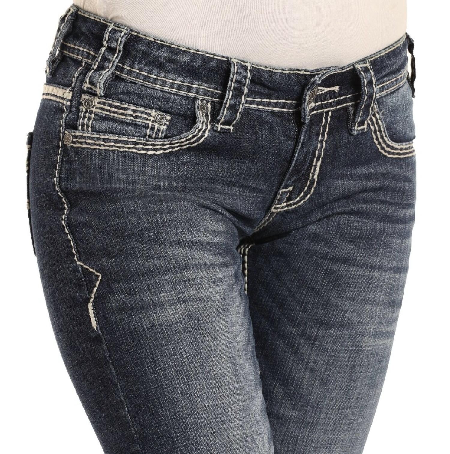 Rock & Roll Denim - Cowgirl Midrise Bootcut Riding Jeans
