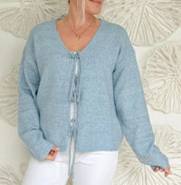 Wishlist - Brushed Front Tie Sweater
