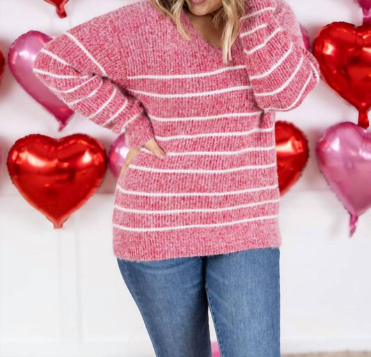 Michelle Mae - Cozy Striped Sweater