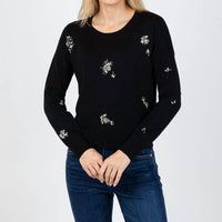 J. Society - Ariana Brooch Crew Sweater