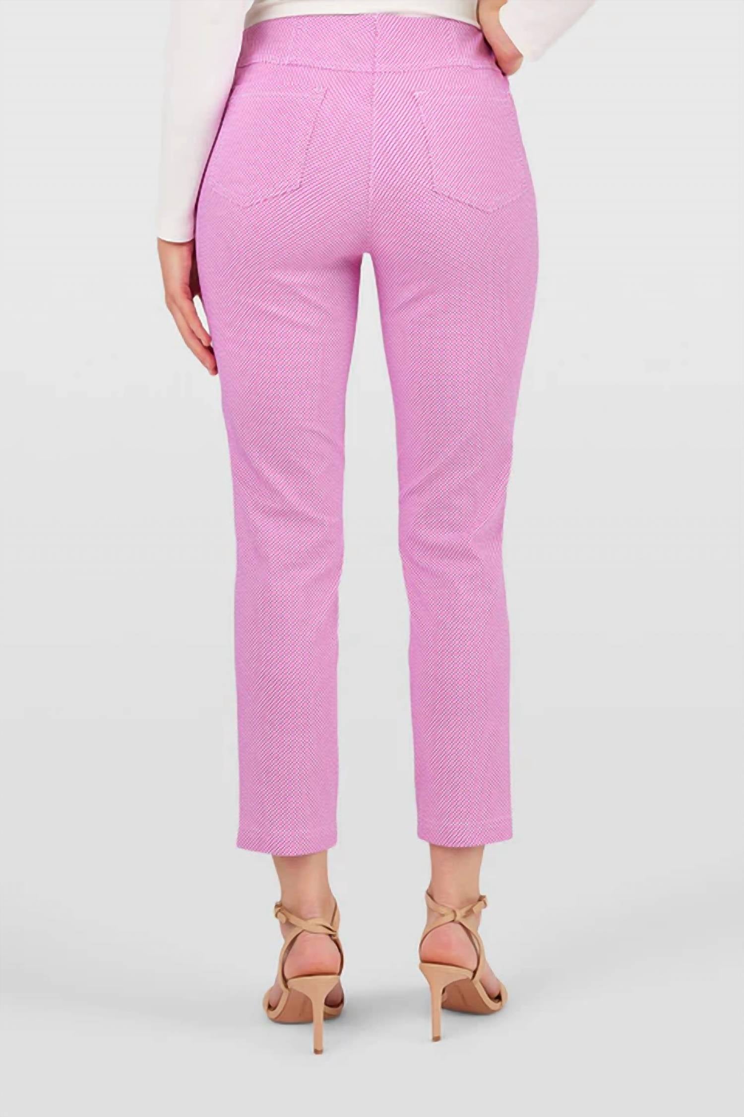 Robell - Bella Geometric Print Ankle Pants