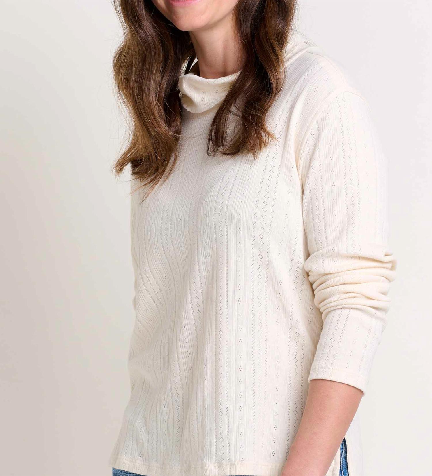 Toad&Co - Foothill Pointelle Turtle Neck Sweater
