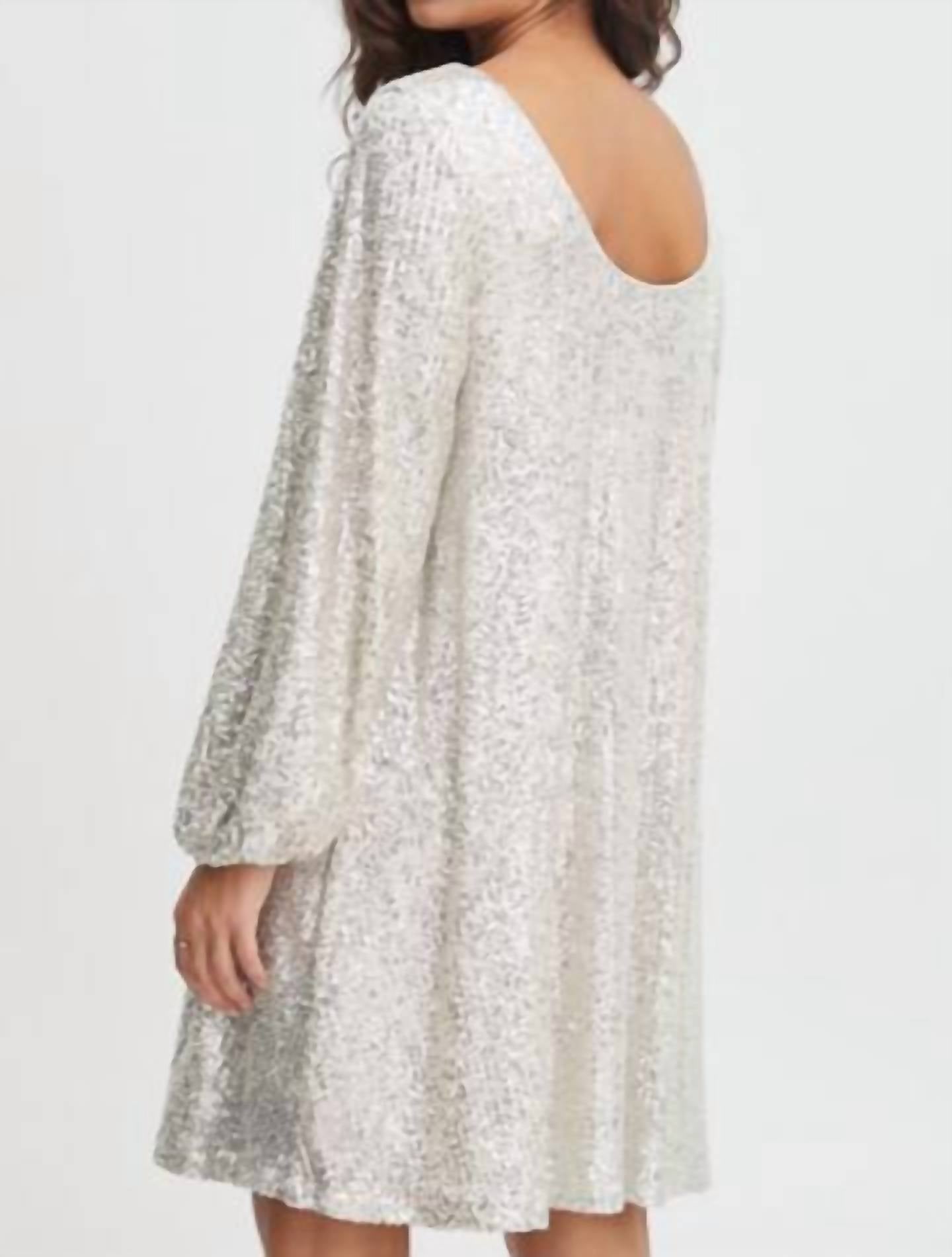 Ichi - Fauci Long Sleeve Mini Dress