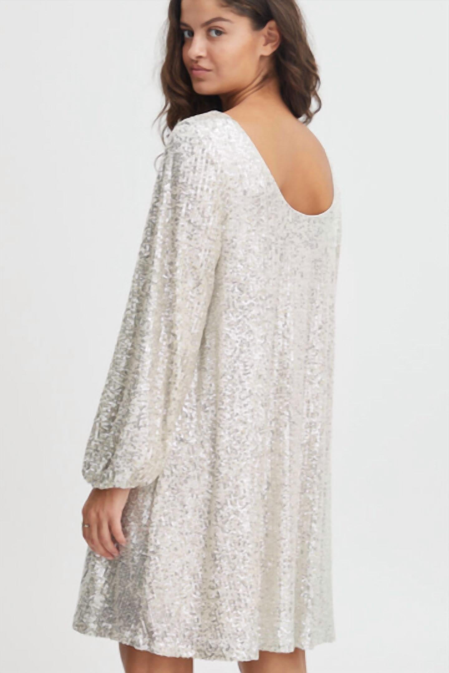 Ichi - Fauci Long Sleeve Mini Dress
