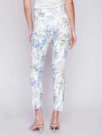 Charlie B - 5-pocket Print Ankle Pant