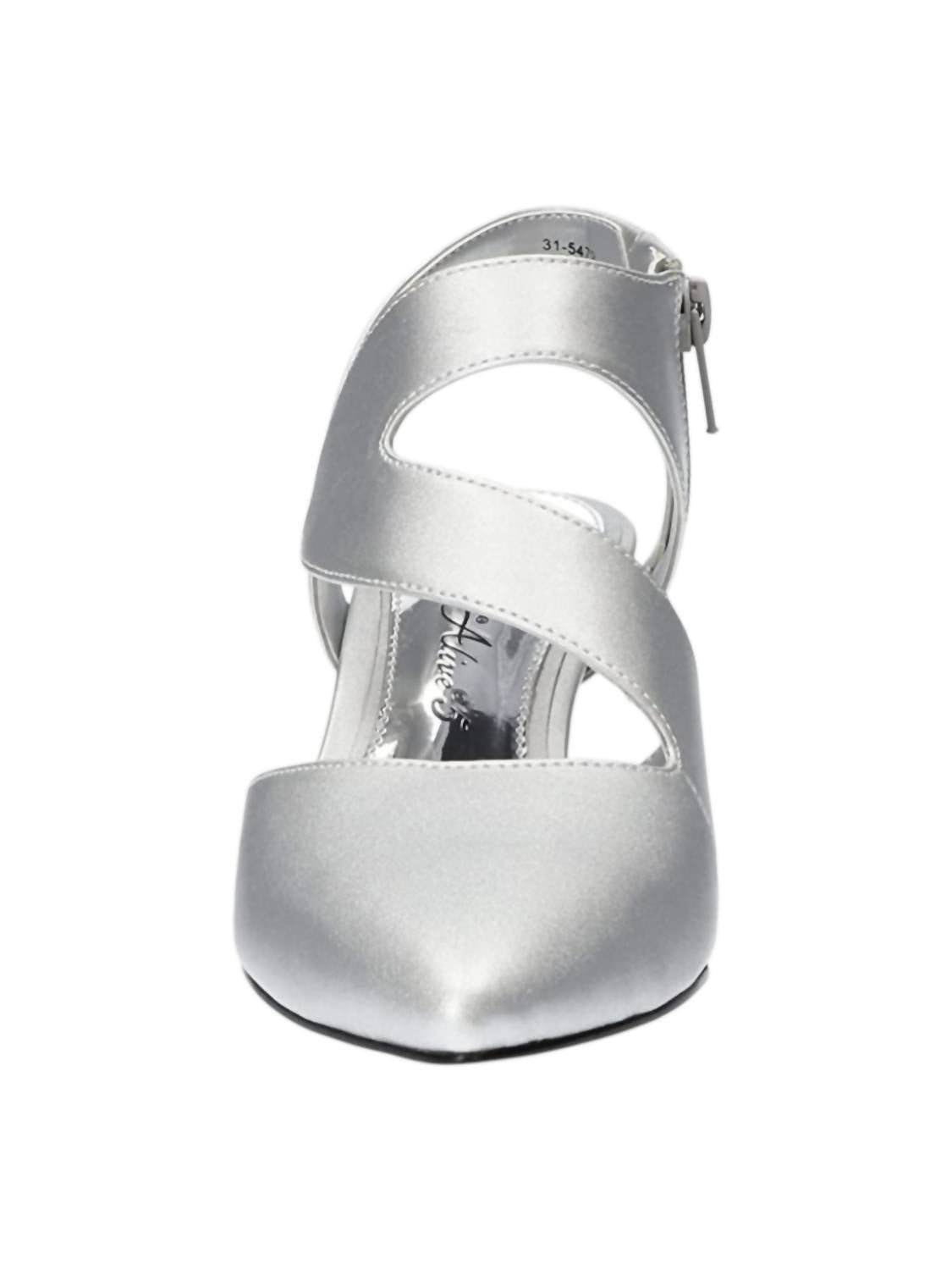 Easy Street Women's Venue Heeled Sandals in silver - women's heels - view 4
