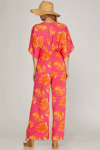 She + Sky - Palm Leave Paradise Jumper