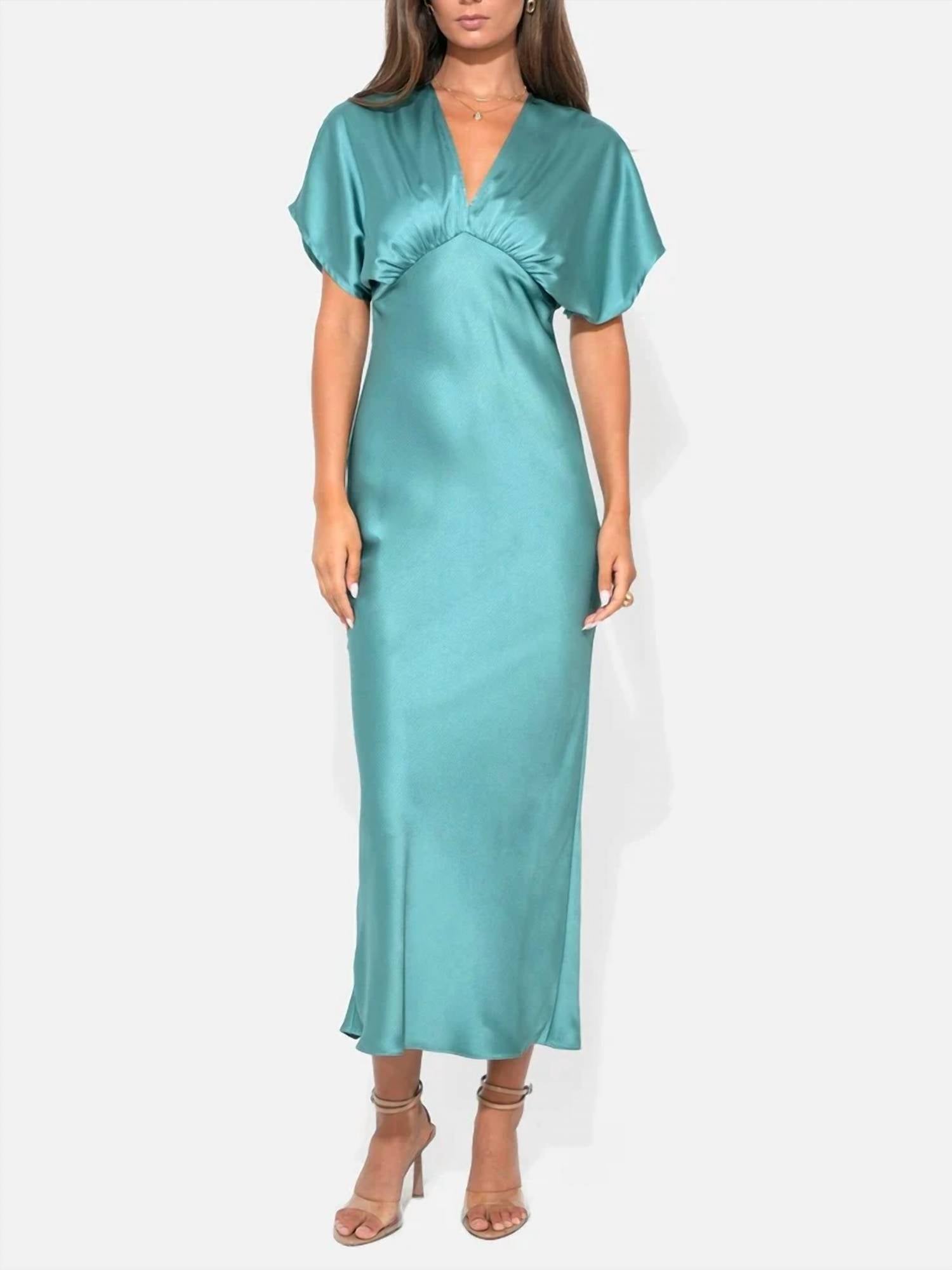 Adelyn Rae - Charlotte Flutter Sleeve Dress